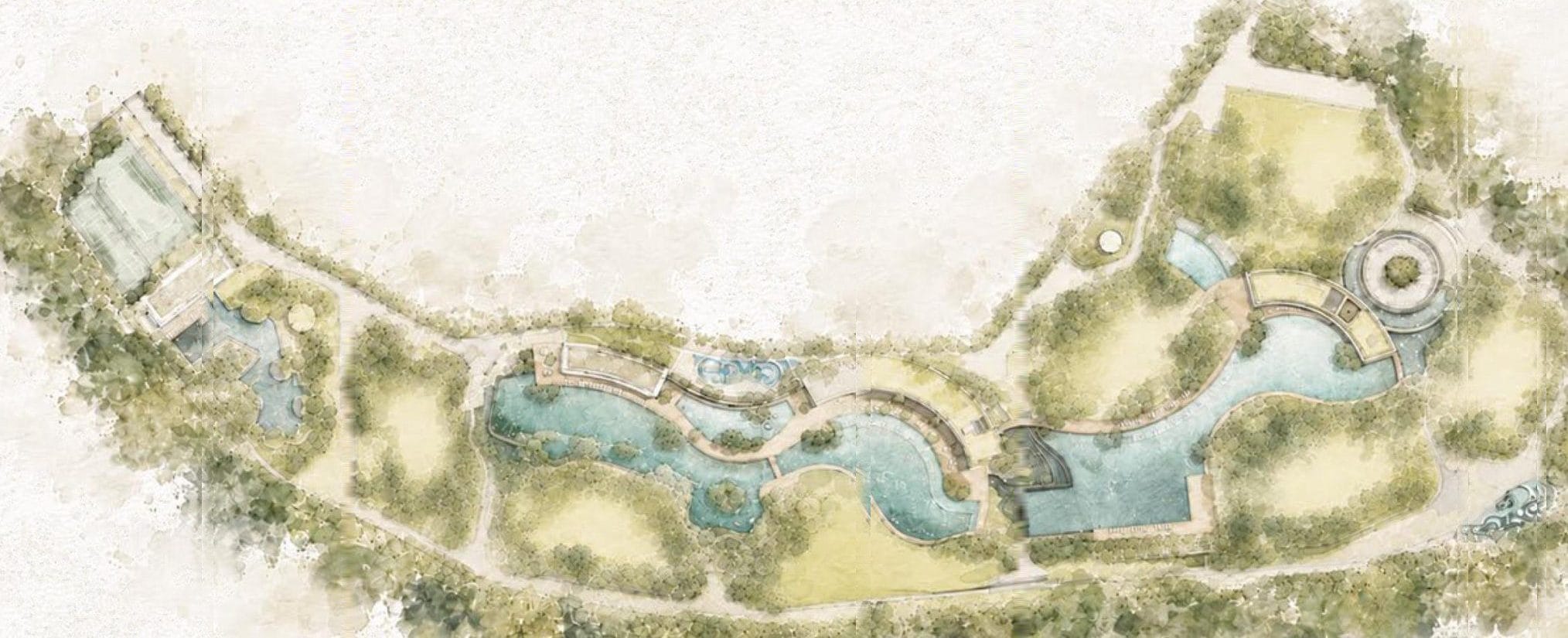 Three clubs: Wellness Club, Grand Clubhouse, Island Club