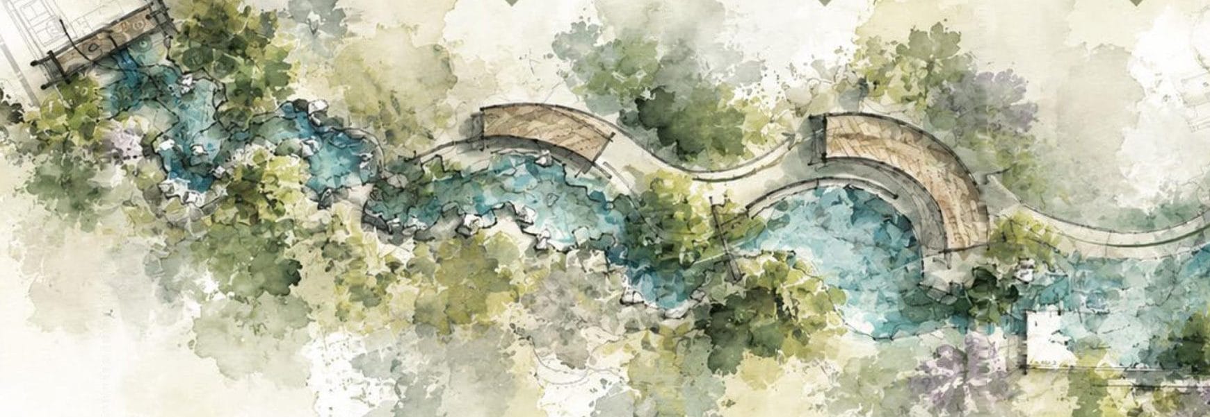 Landscape concept across the 5-hectare site