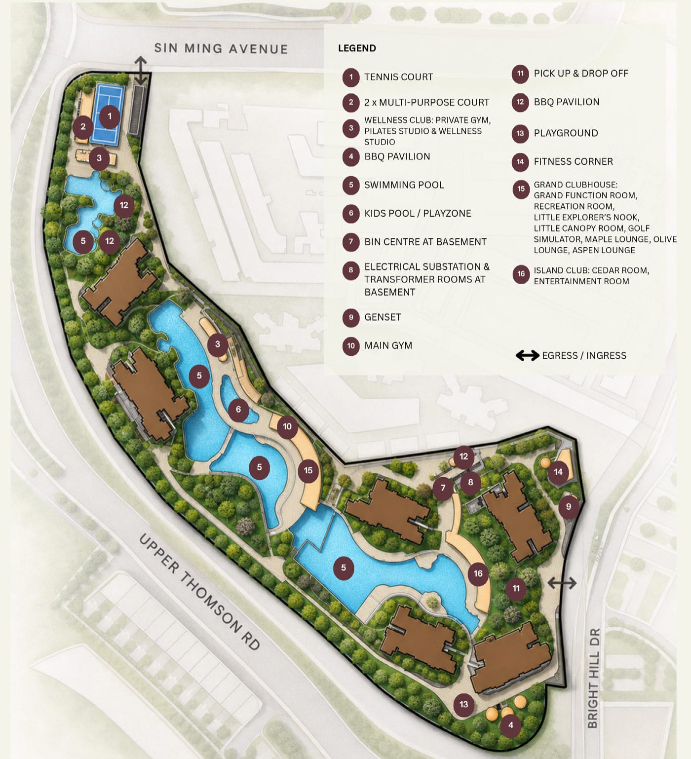 Draft site plan, subject to change and pending authorities' approval